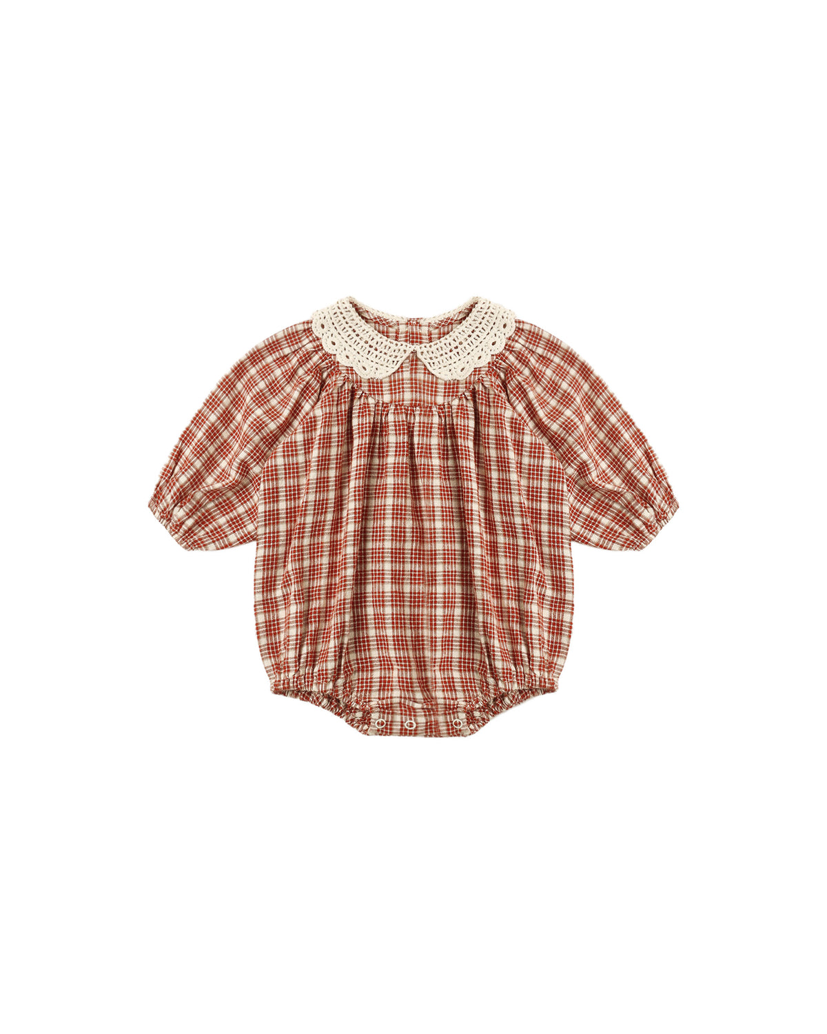 Heidi Romper | Vintage Plaid