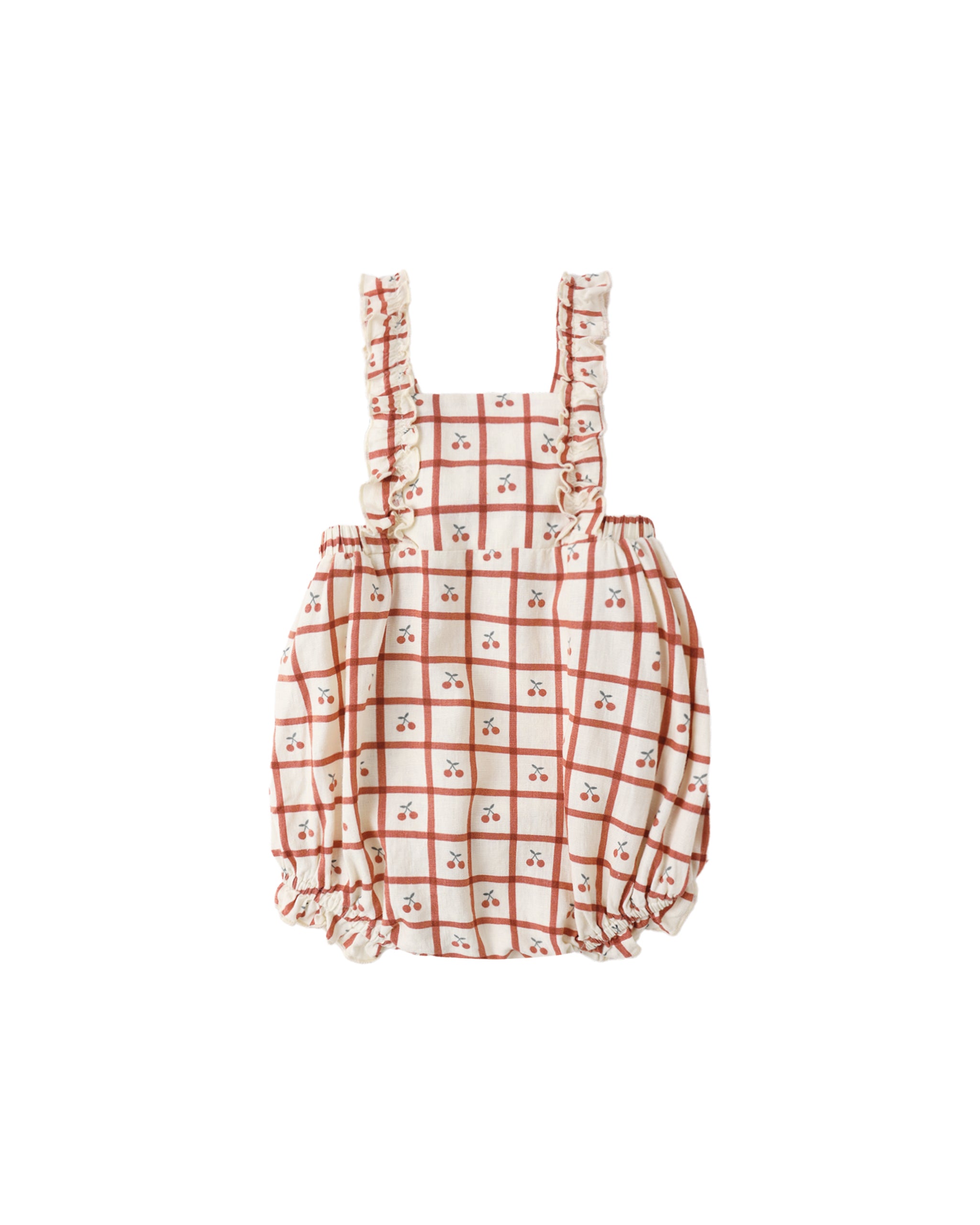 Chiara Romper || Cherry Check