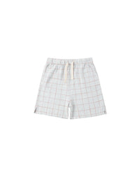Perry Short || Light Blue Plaid