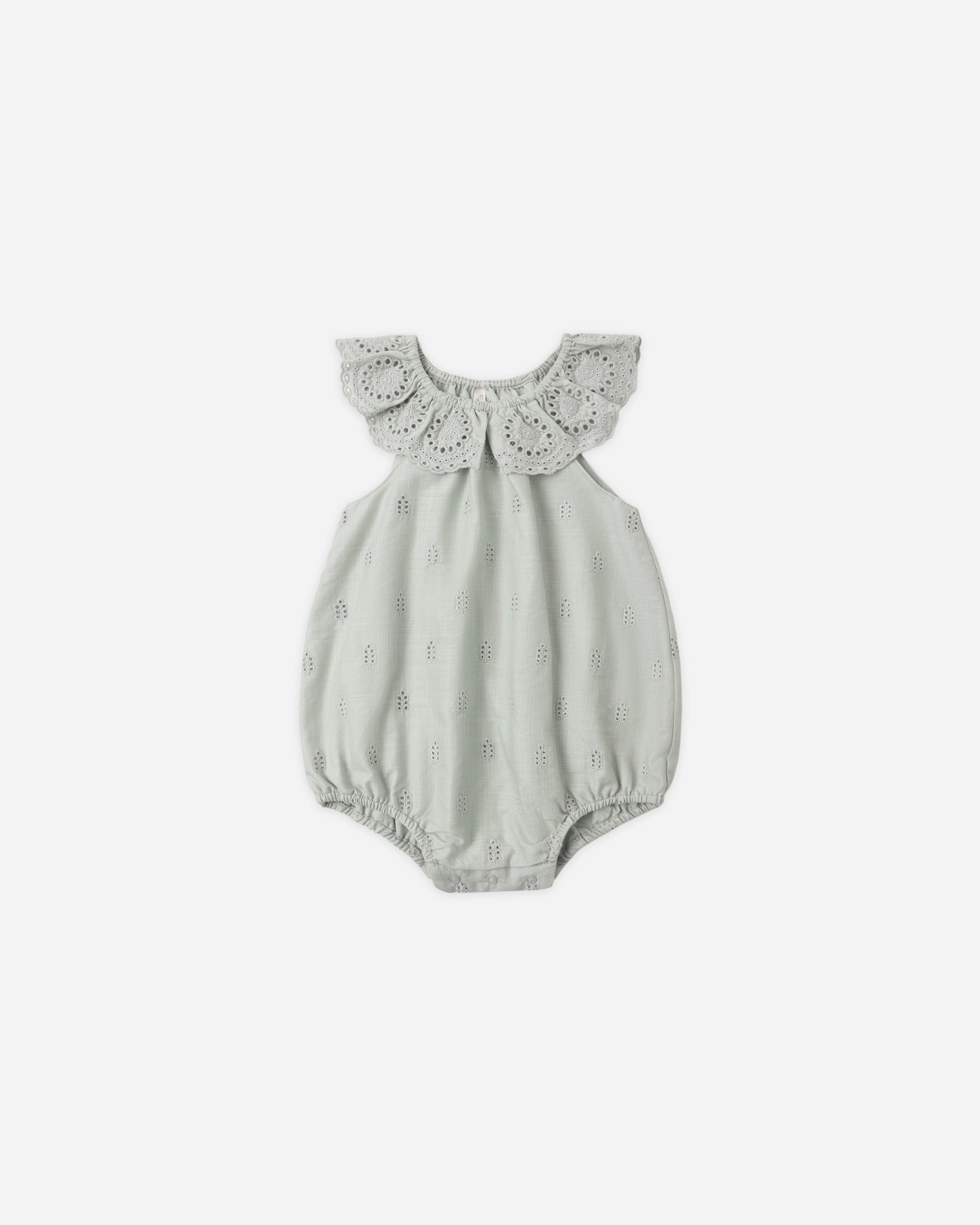 Myla Romper || Seafoam