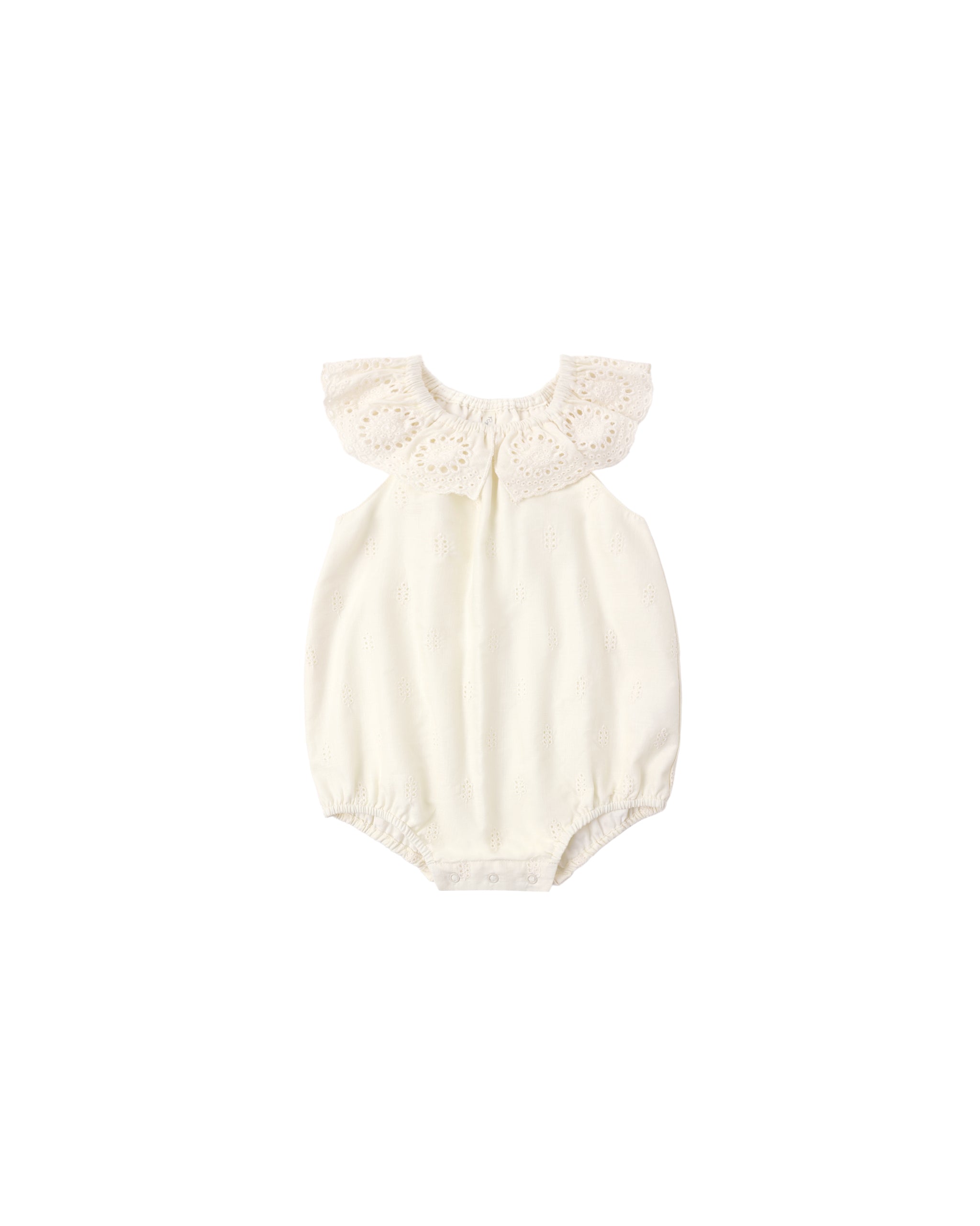 Myla Romper || Ivory