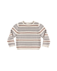 Jacques Sweater Dusty Blue Stripe
