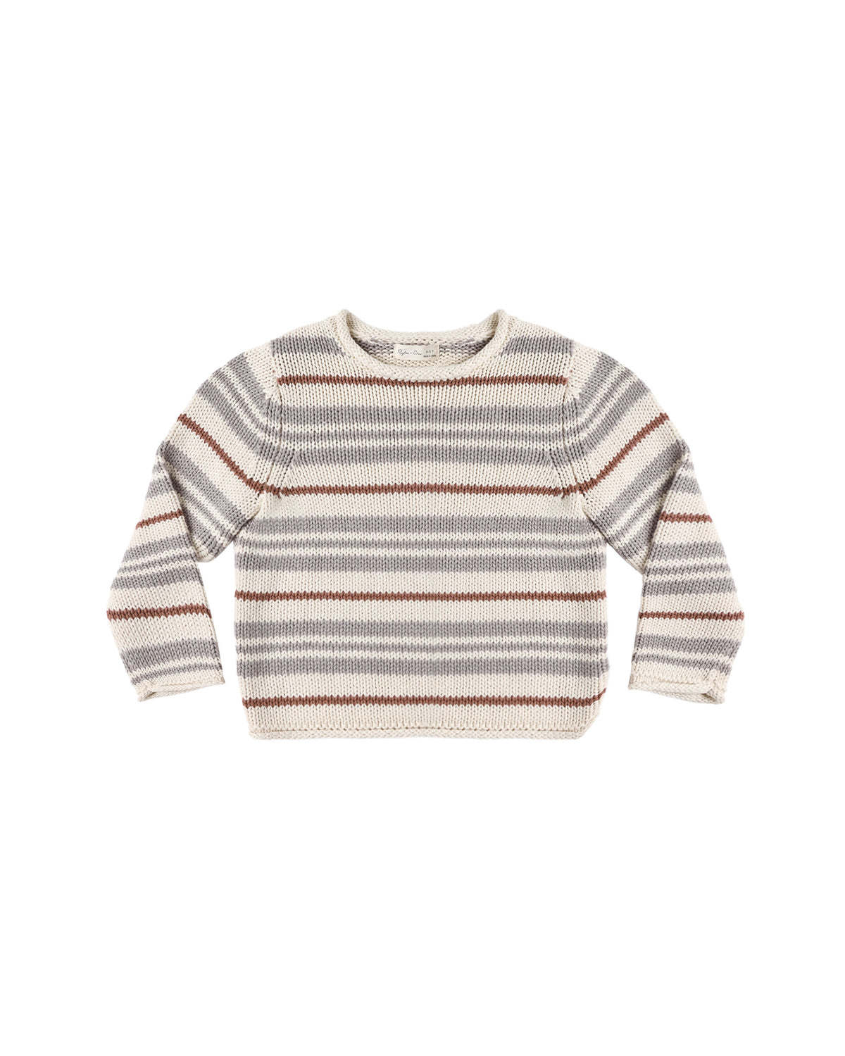 Jacques Sweater Dusty Blue Stripe