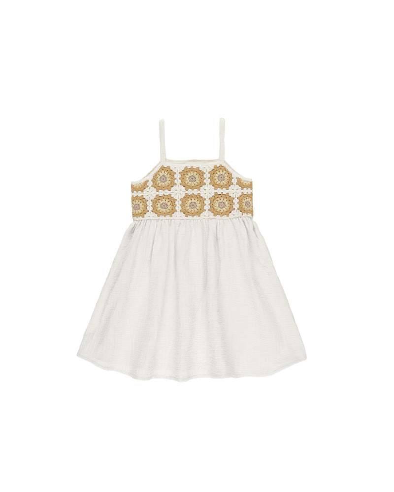 Crochet Sundress || Marigold Daisy