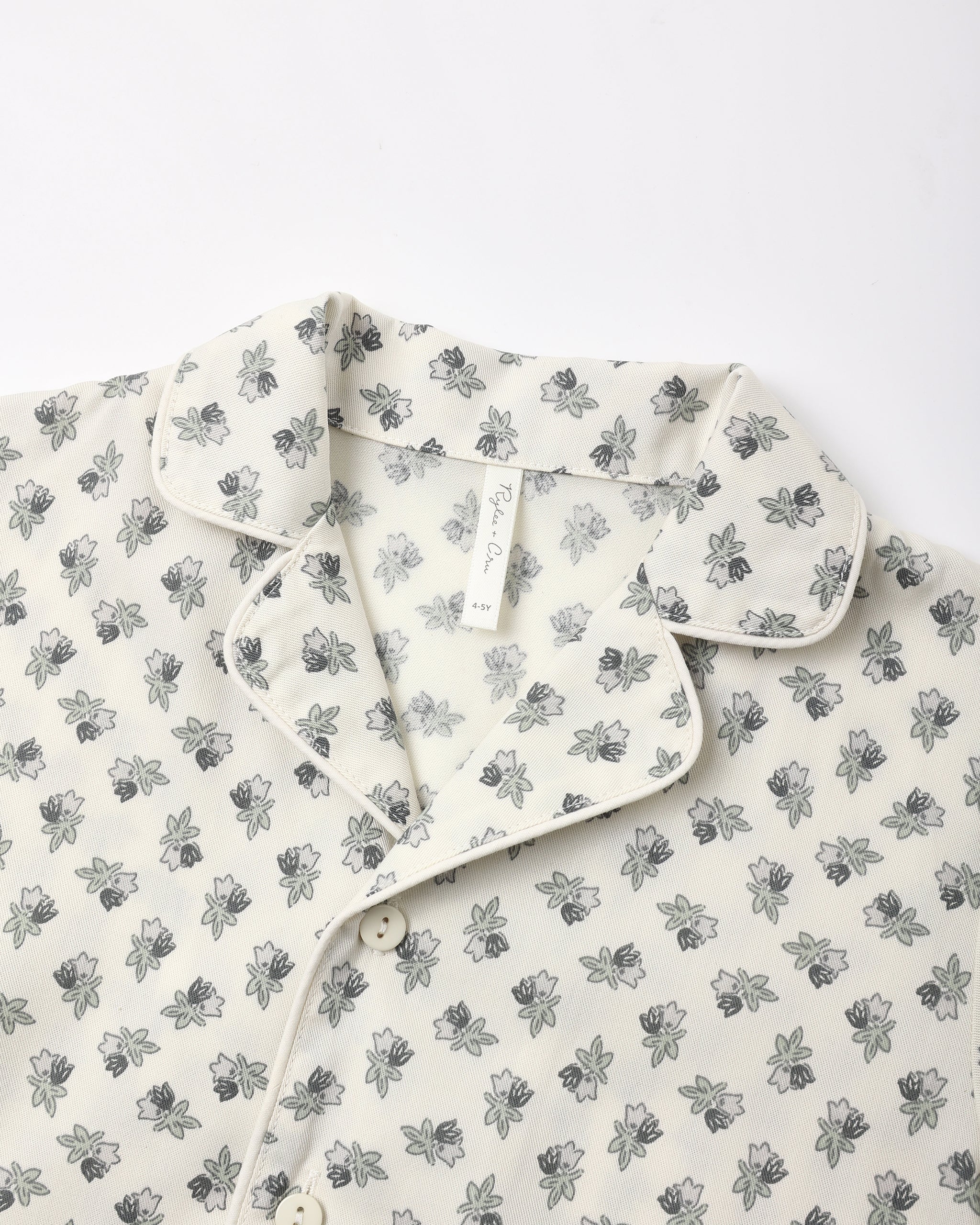 Woven Pajama Set Vintage Fleur
