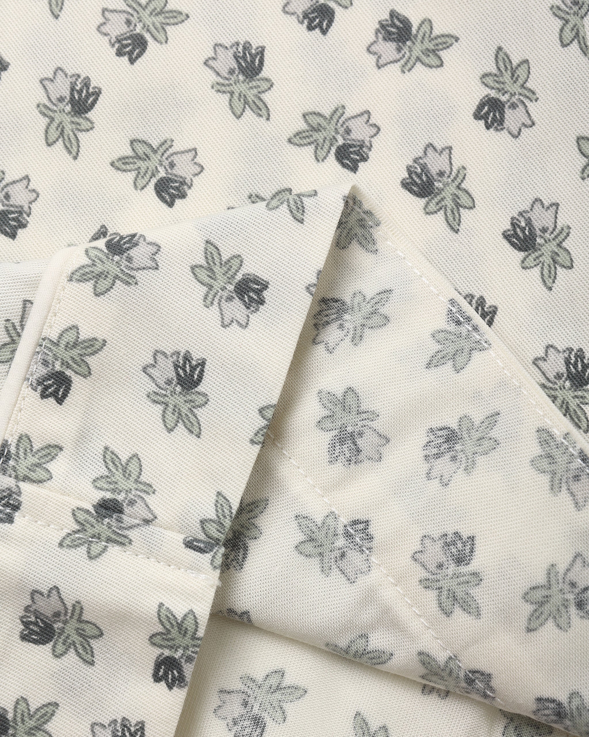 Woven Pajama Set Vintage Fleur