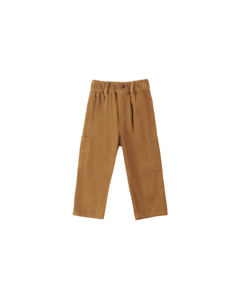 Relaxed Cargo Pant || Golden