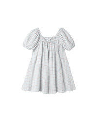 Sabrina Mini Dress ||  Light Blue Plaid