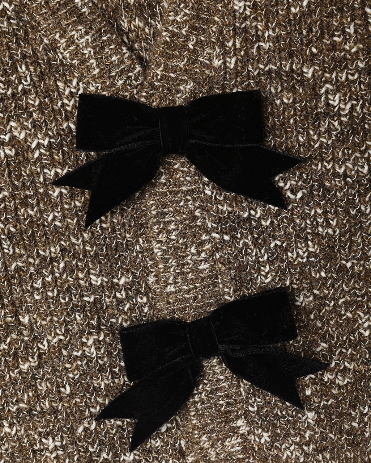 Bow Cardigan Heathered Stone