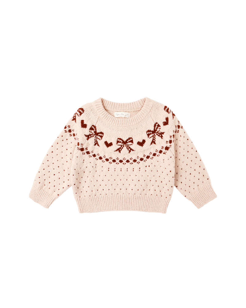 Fair Isle Sweater || Bows