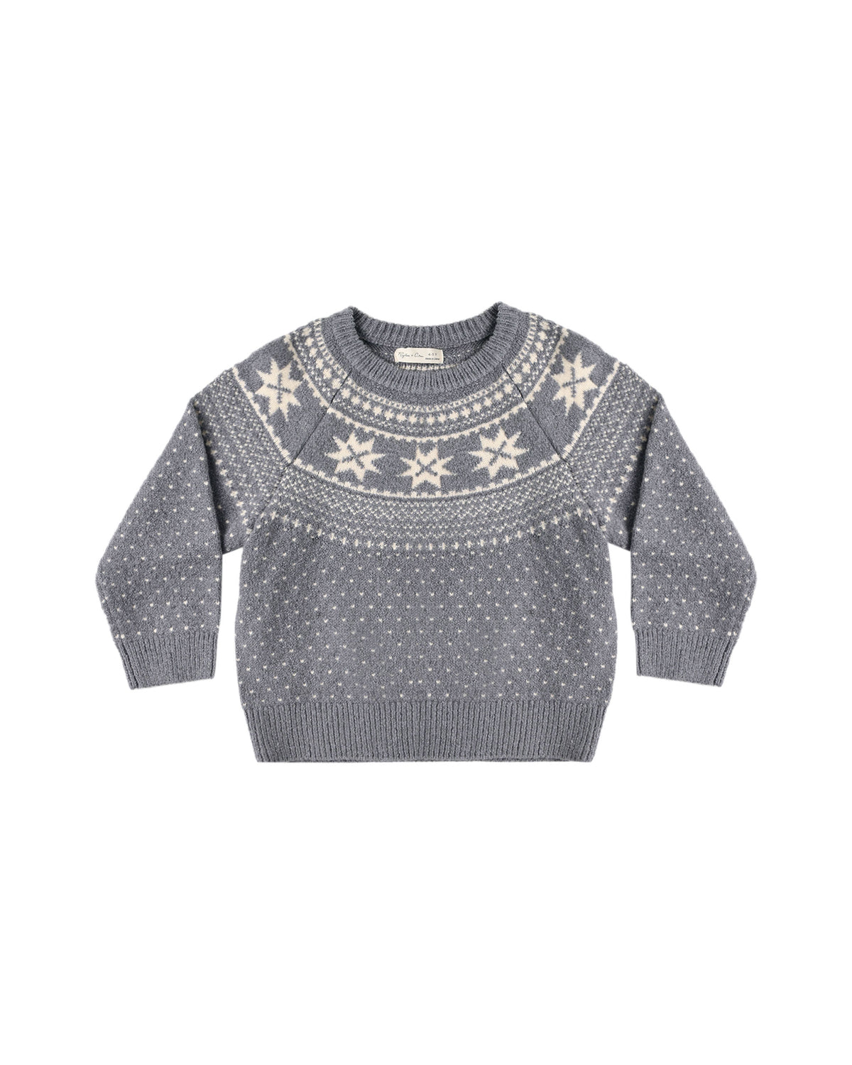 Fair Isle Sweater | Slate