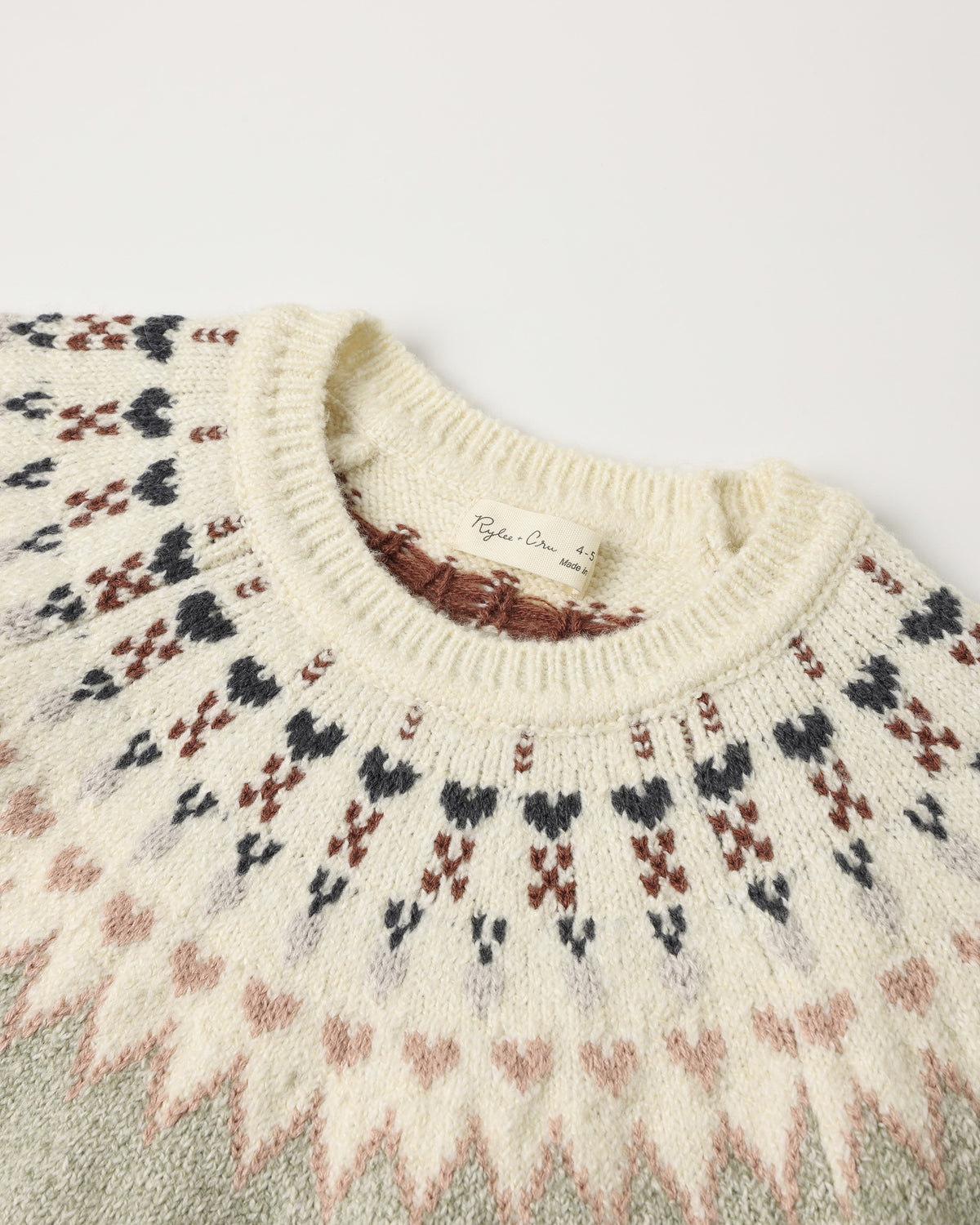 Fair Isle Sweater Sage