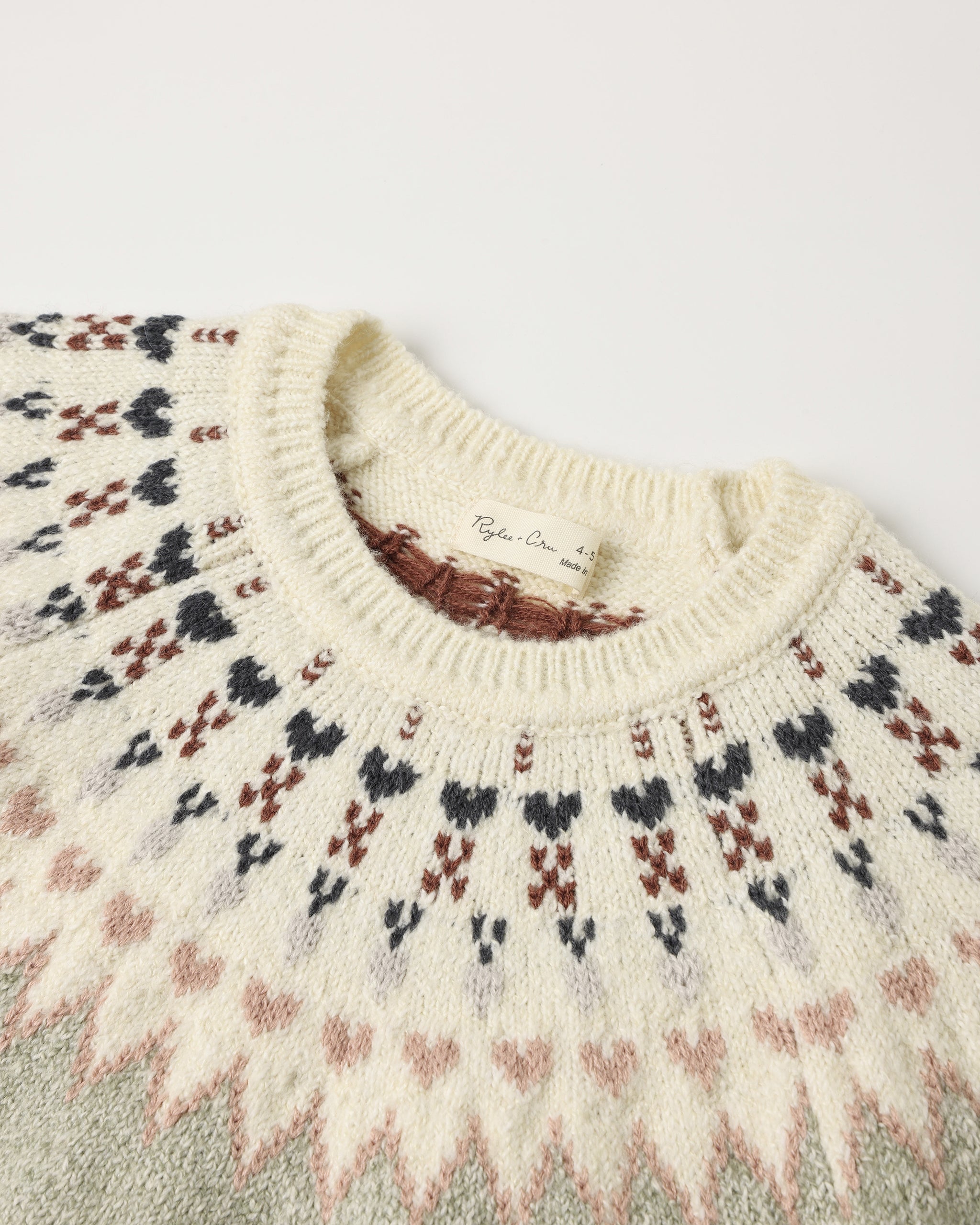 Fair Isle Sweater Sage