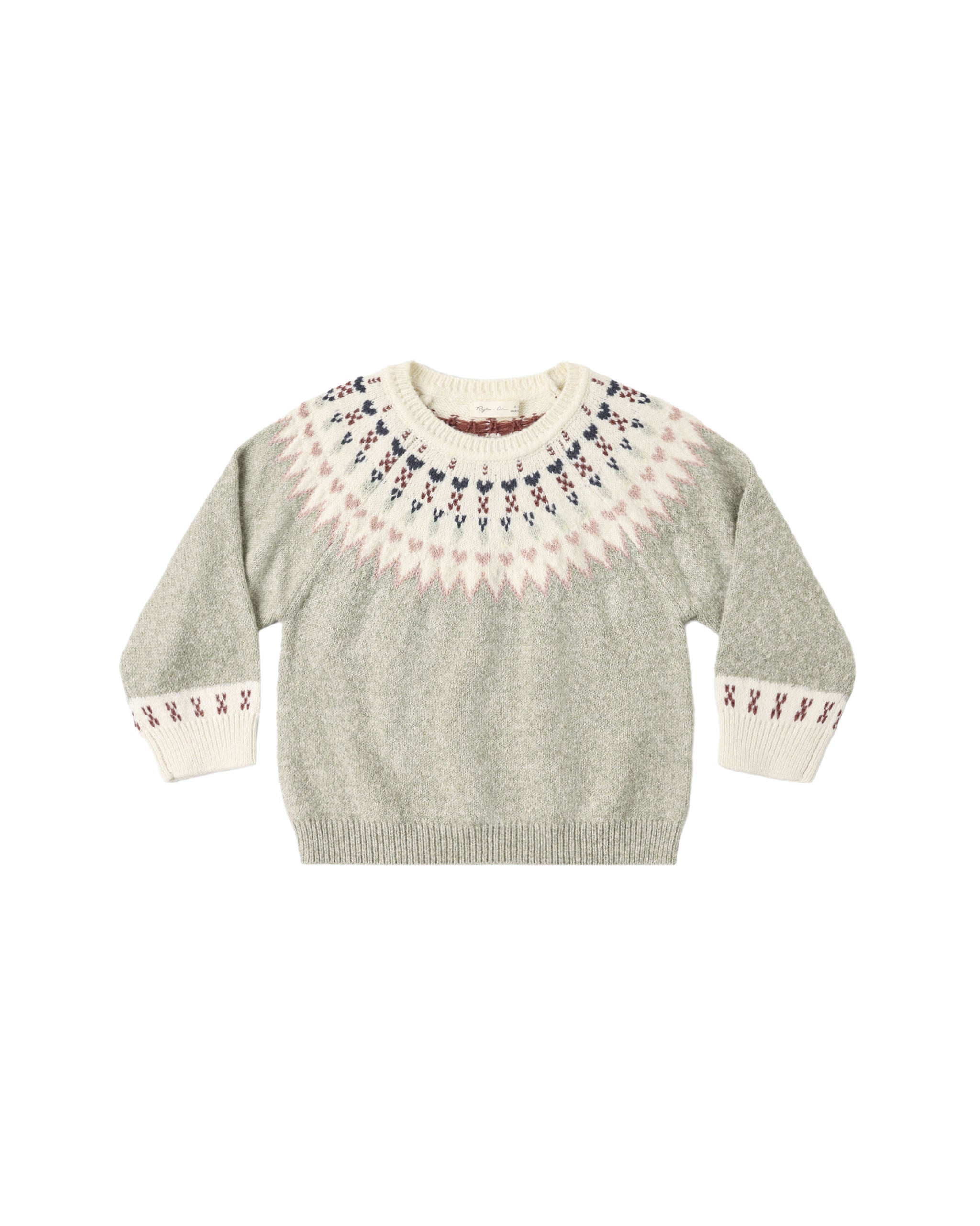 Fair Isle Sweater Sage