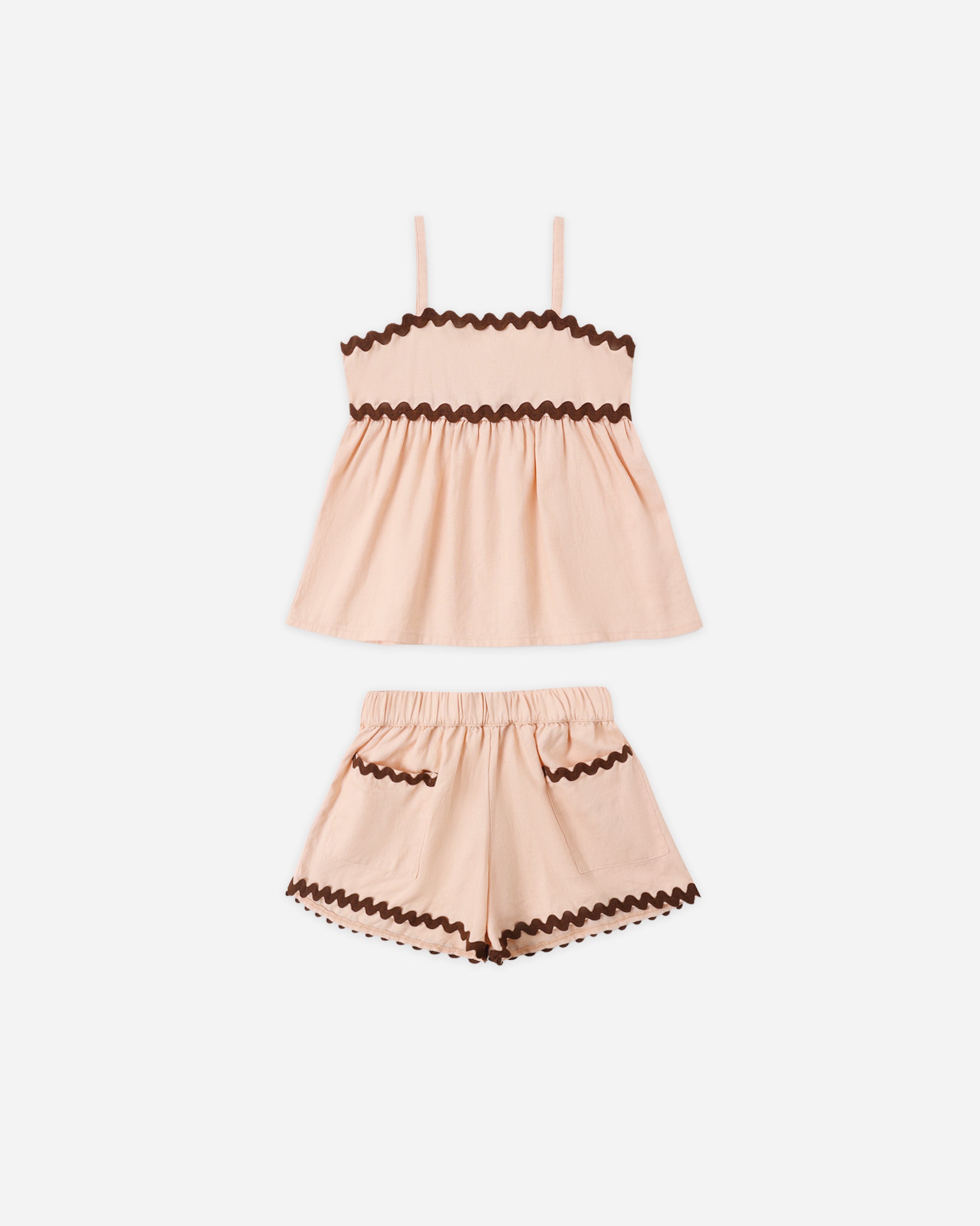 Ric Rac Set || Blush