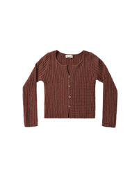 Long Sleeve Knit Tee Mulberry