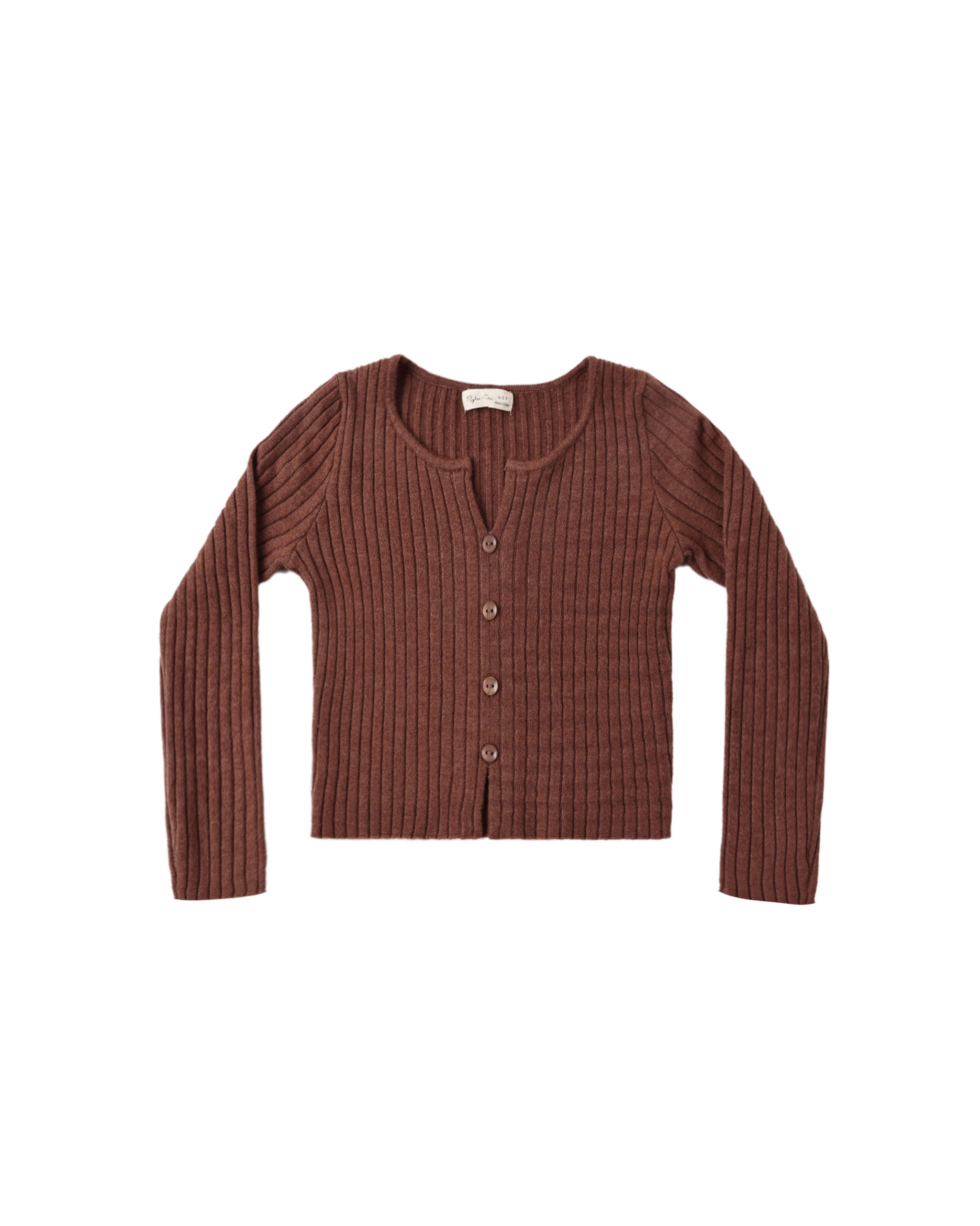 Long Sleeve Knit Tee Mulberry