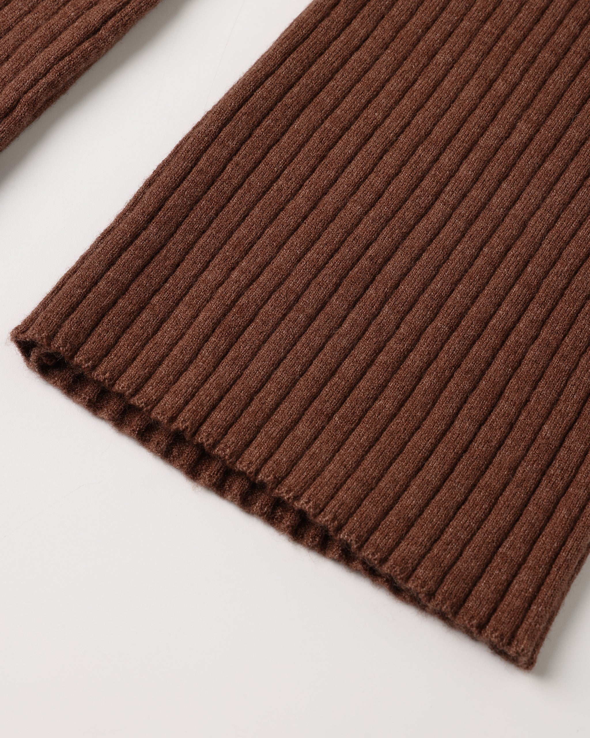 Flare Rib Knit Pant Mulberry