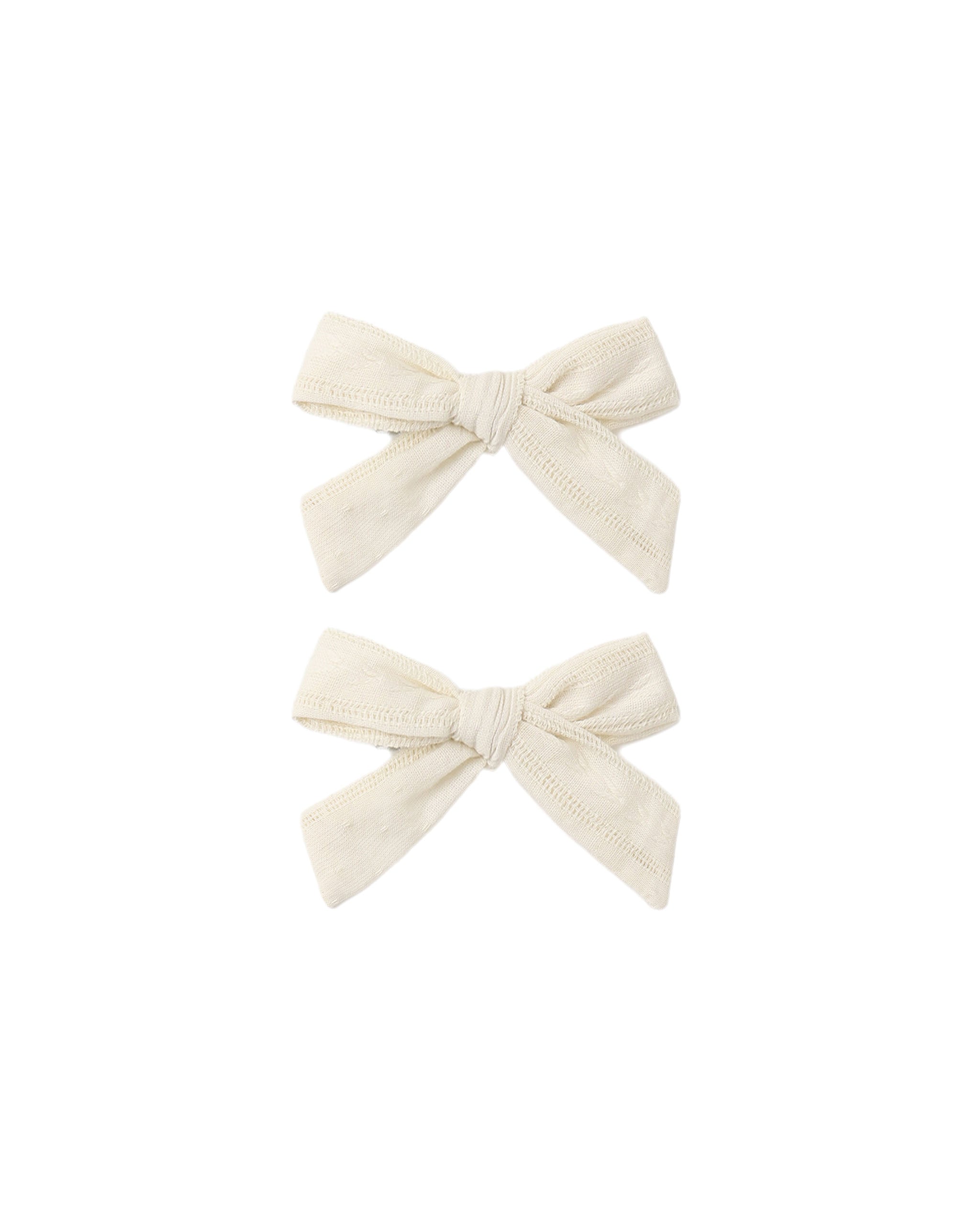 Bows, Set Of 2 Natural