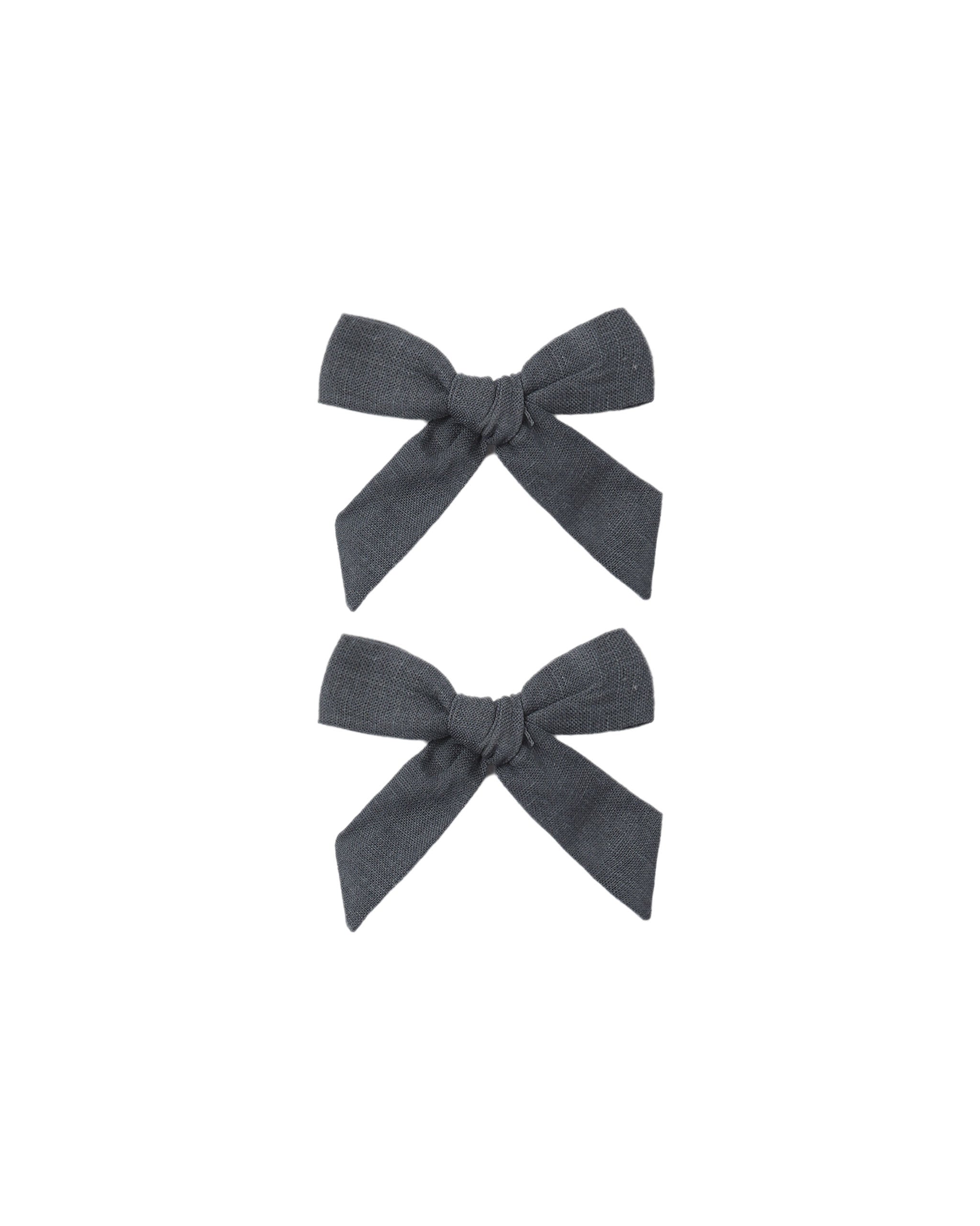 Bows, Set Of 2 Midnight