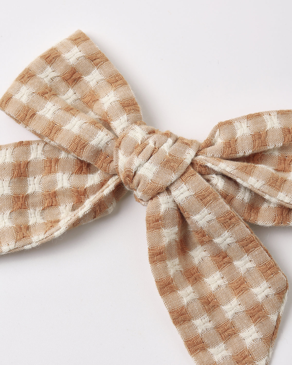 Bow Fawn Gingham