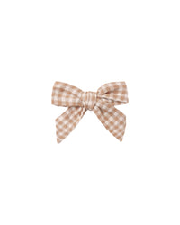 Bow Fawn Gingham