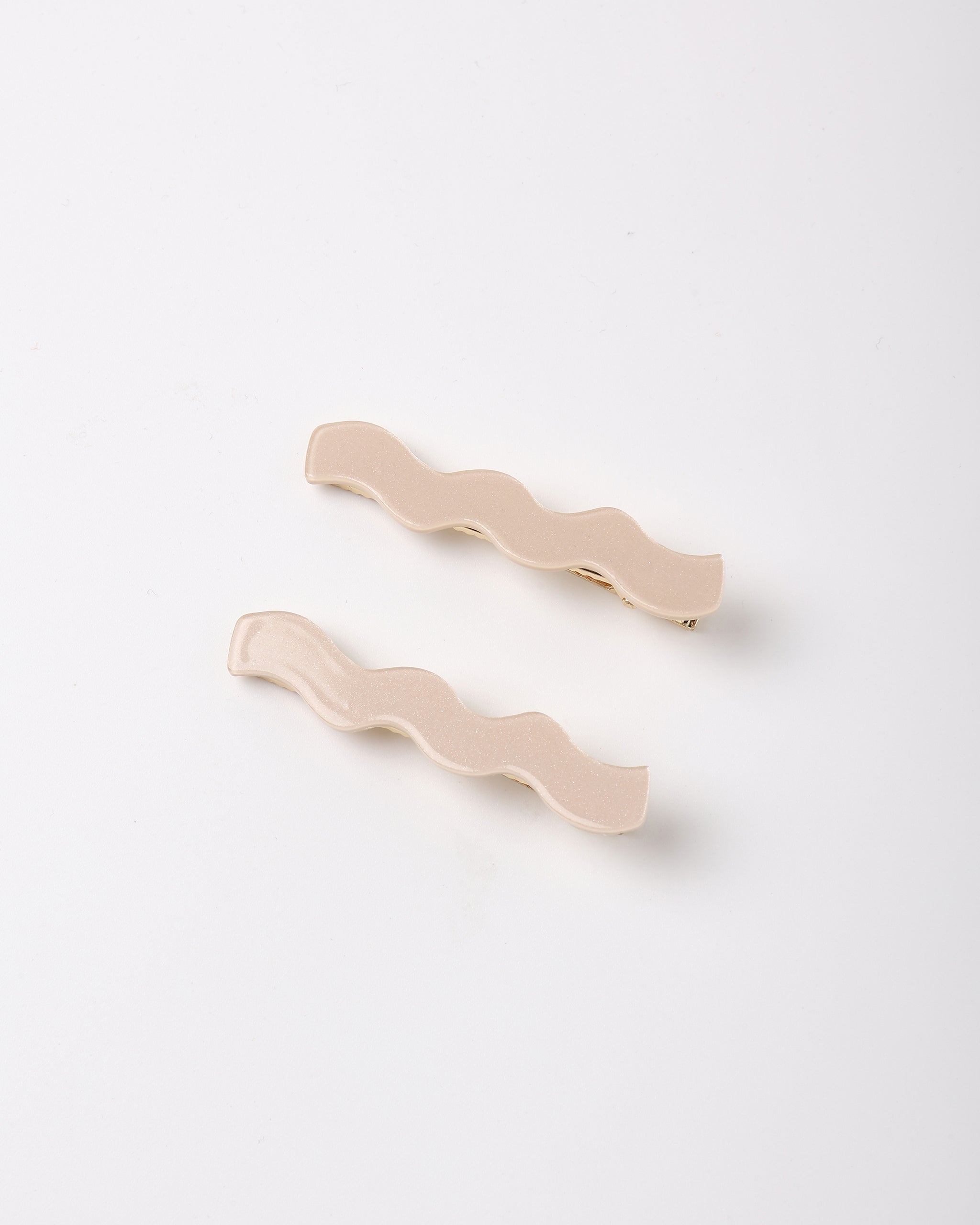 Wavy Clip Set Petal, Mulberry