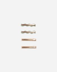 Wavy Clip Set Sage, Natural