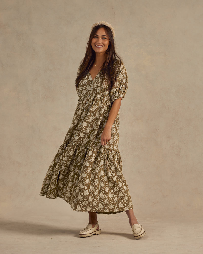 Mandi Dress | Green Garden
