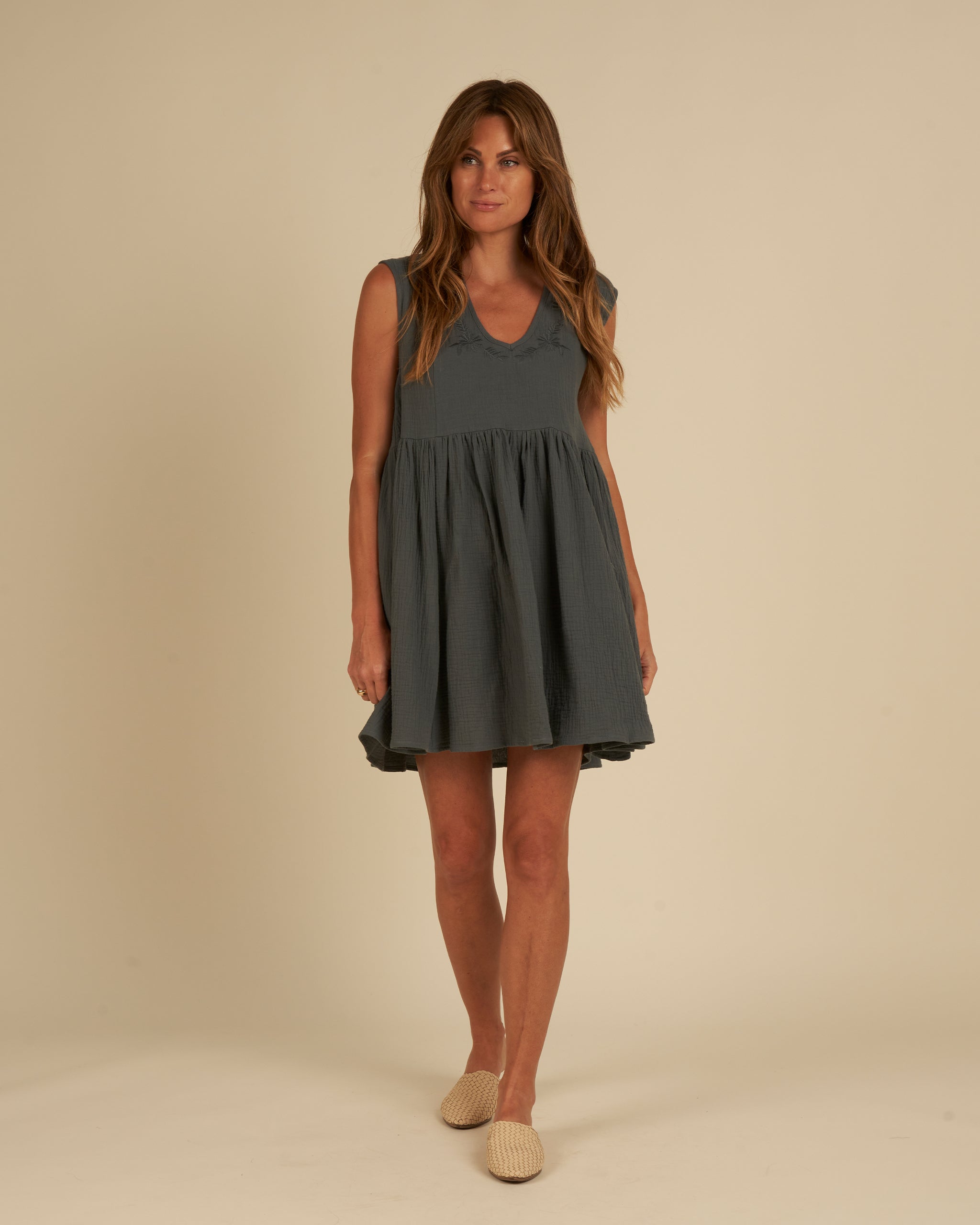 Avery Dress | Indigo