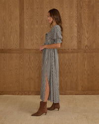 Birdie Dress || Navy Check