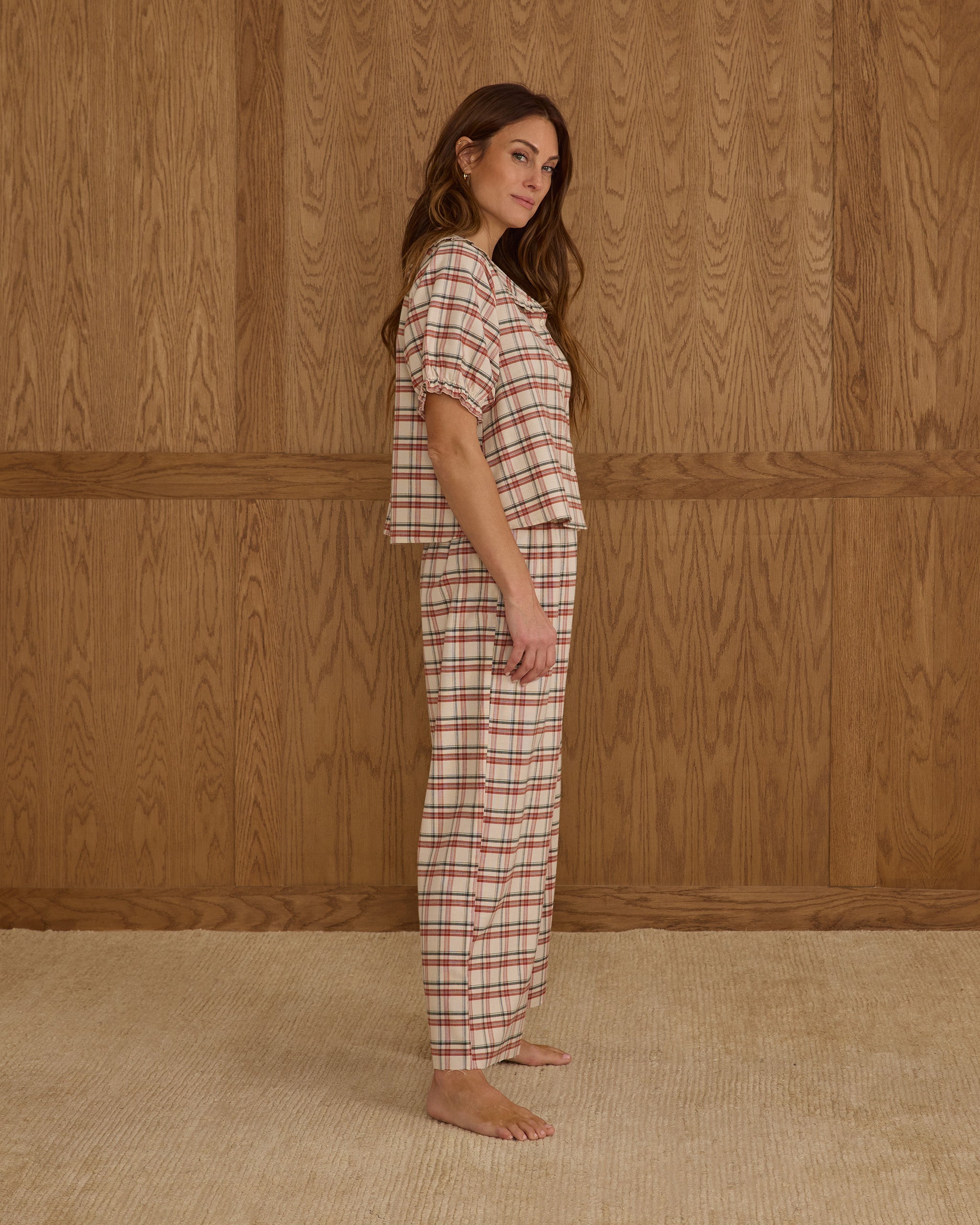 Ruffle Pajamas || Holiday Flannel