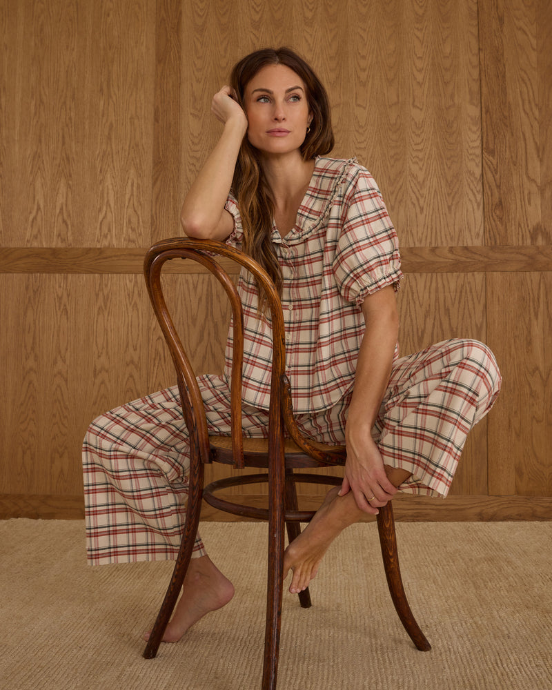 Ruffle Pajamas || Holiday Flannel