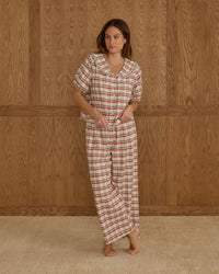 Ruffle Pajamas || Holiday Flannel
