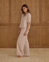 Ruffle Pajamas || Candy Cane Stripe