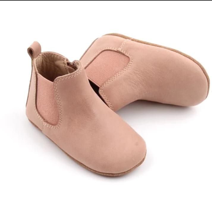 Leather Chelsea Boot | Soft Sole | Antelope Pink