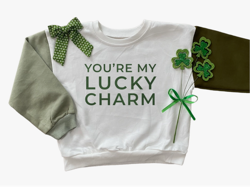 You're My Lucky Charm | Kids St. Patrick's Day Sweatshirt