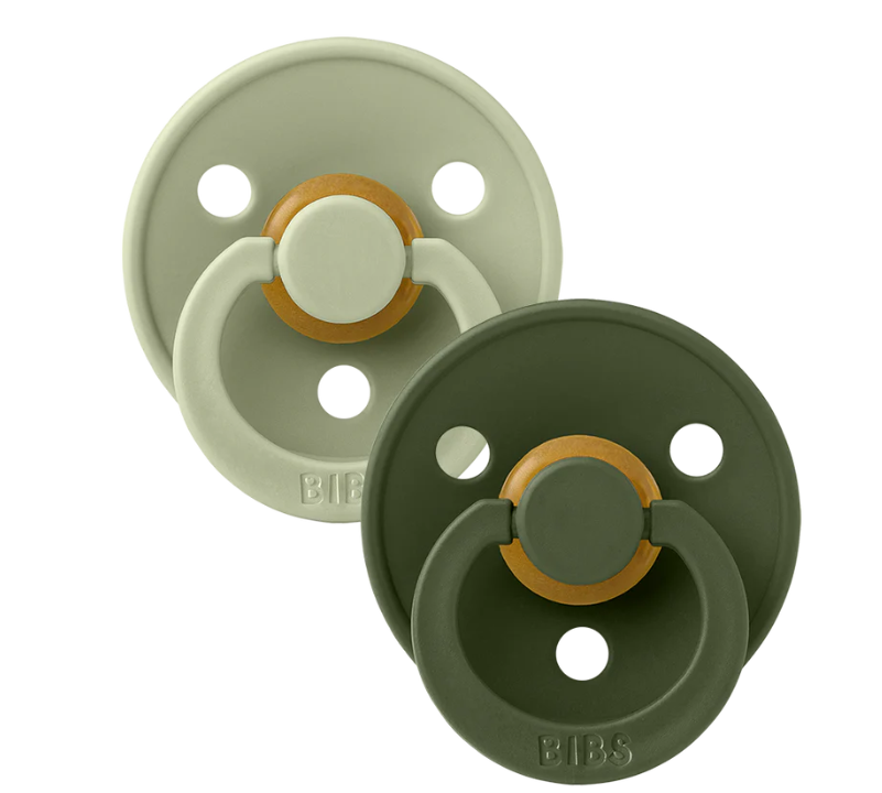 2 PACK Pacifier - Sage/Hunter Green