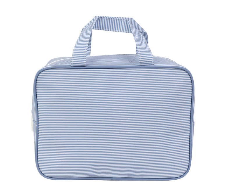 The Take It Tote - Blue Mini Stripe