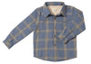 Adventurer Sherpa Lined Shirt || Grey/China Plaid