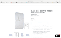 Game Changer Pad - Ribbon Floral Blue