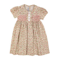 Samantha Floral Smocked Dress
