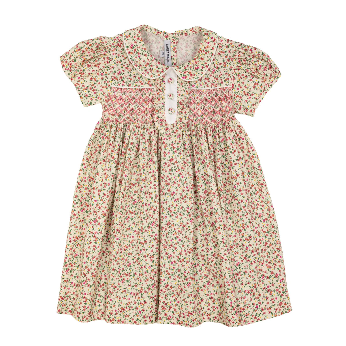 Samantha Floral Smocked Dress