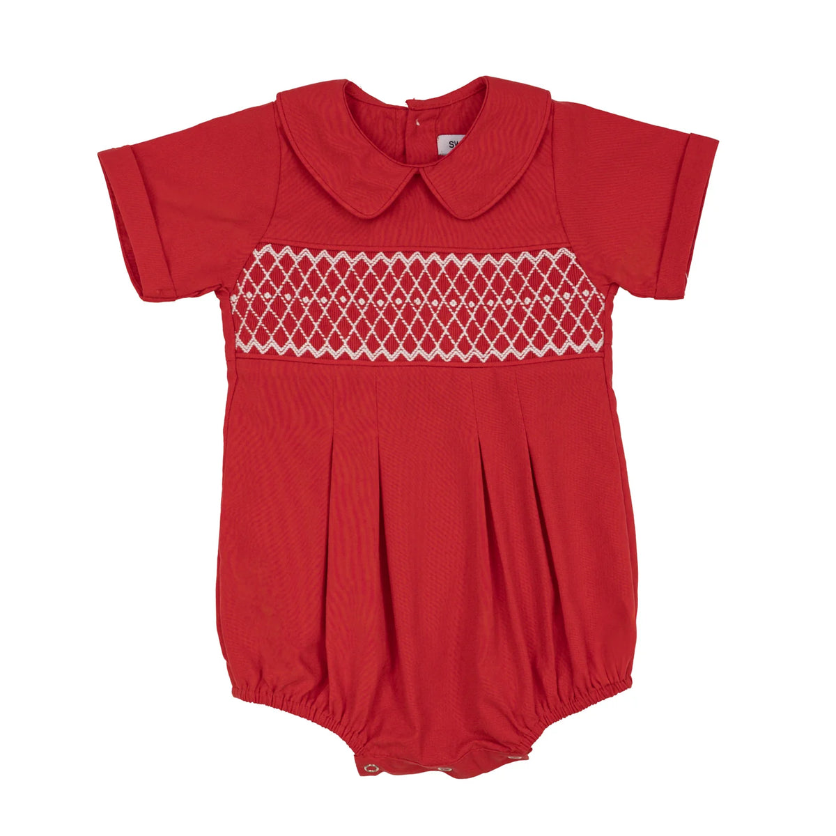 Joseph Smocked Bubble | Red