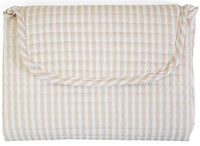Quilted Changing Mat | Pimlico Stripe Sand