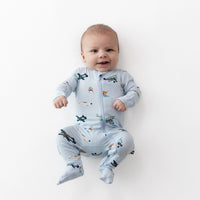 Zippered Footie || Take Off