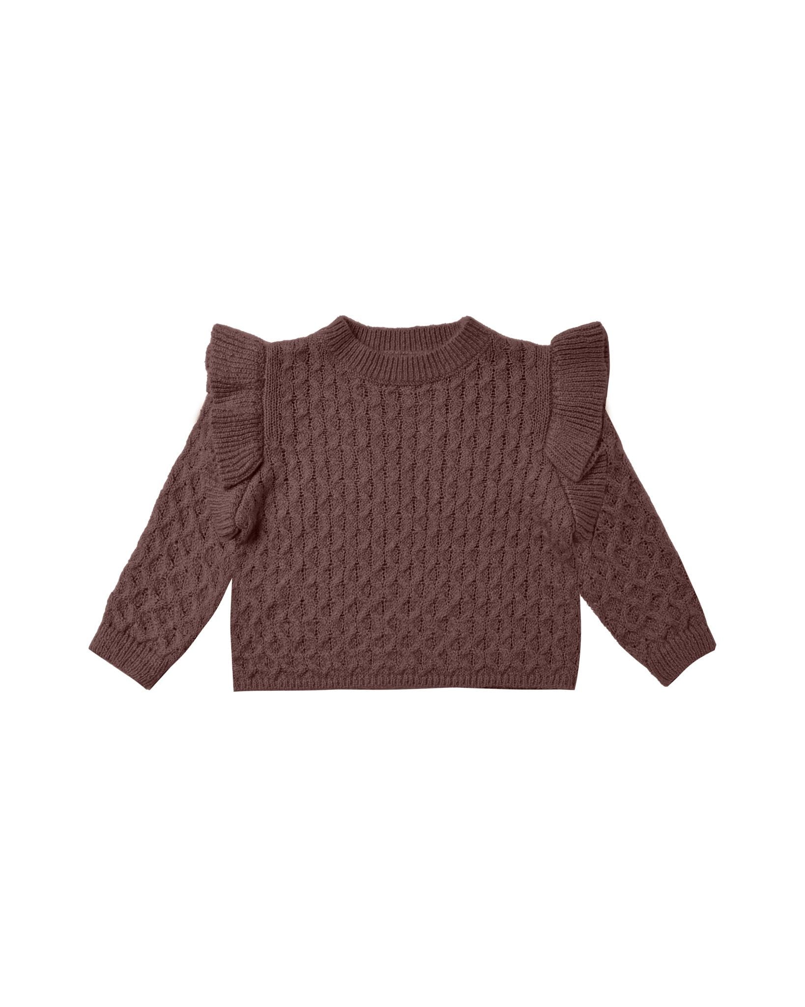 La Reina Sweater - Plum