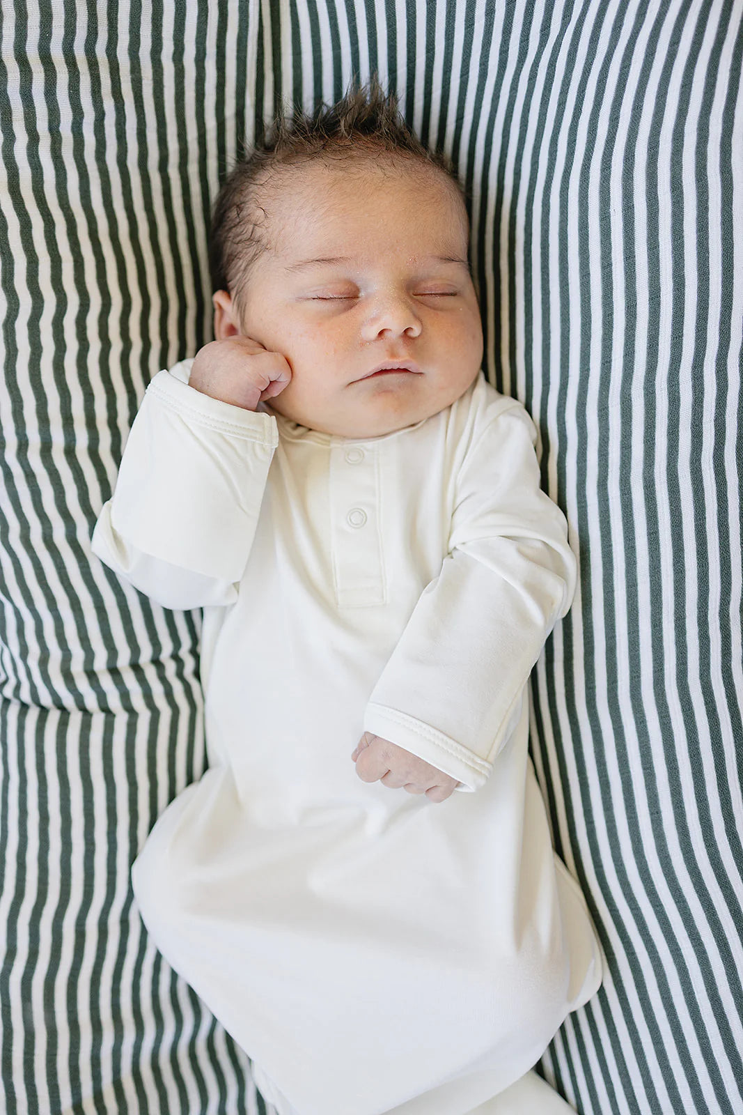 White Bamboo Knot Gown