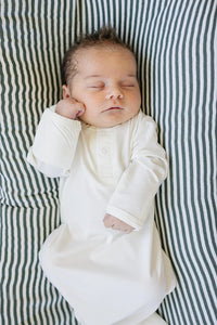 White Bamboo Knot Gown