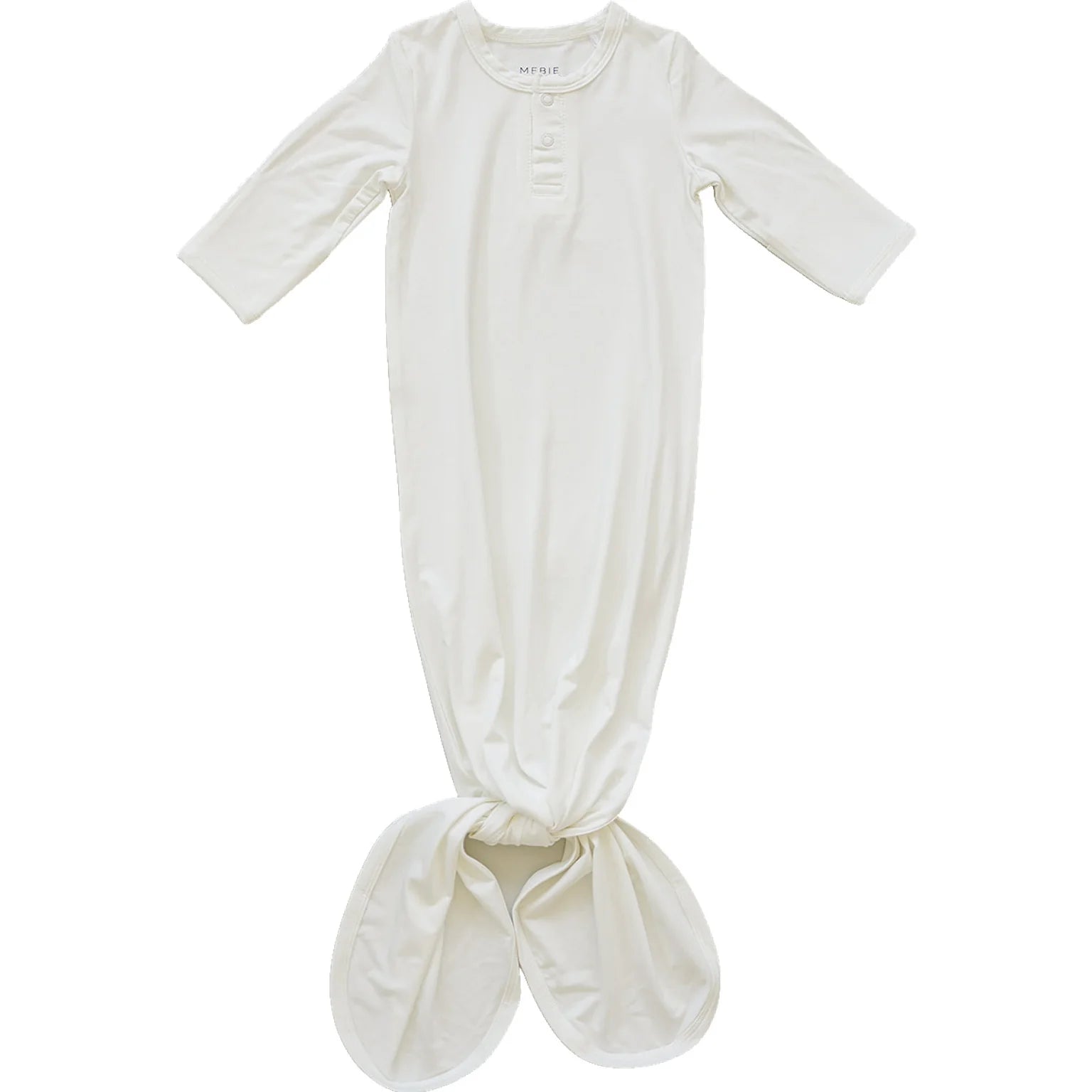 White Bamboo Knot Gown